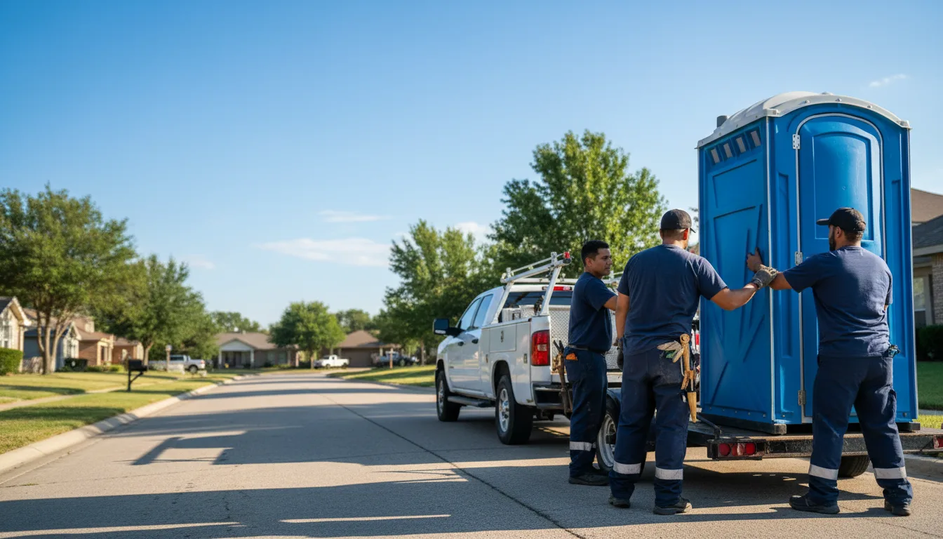 Portable Toilet Rental in Van Alstyne, TX near me